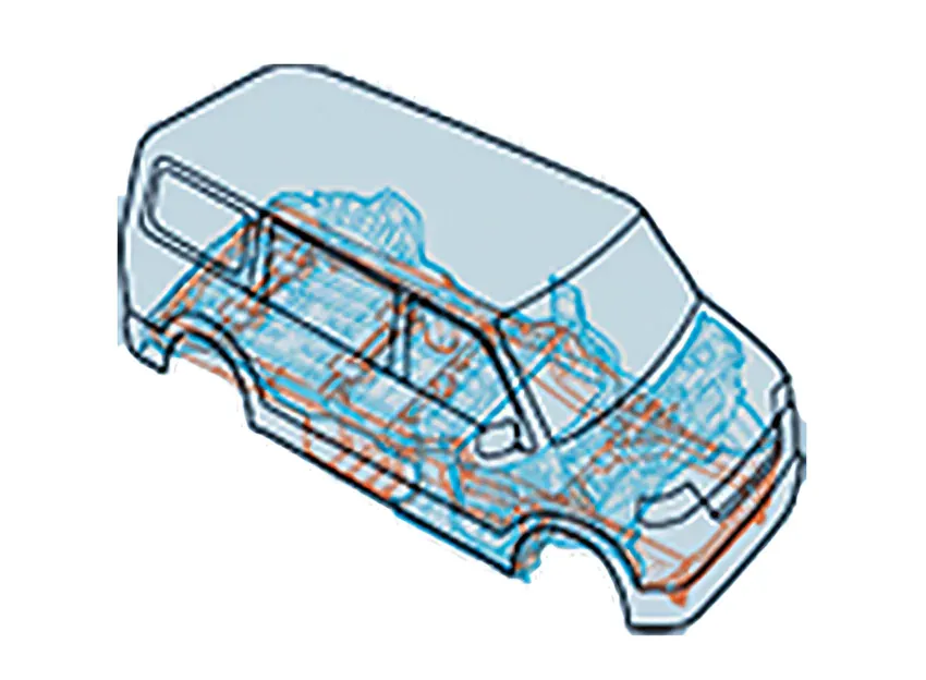MONOCOQUE WITH LADDER FRAME